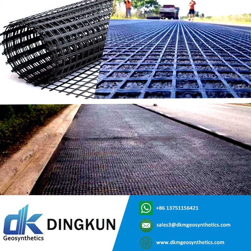 Fiberglass geogrid